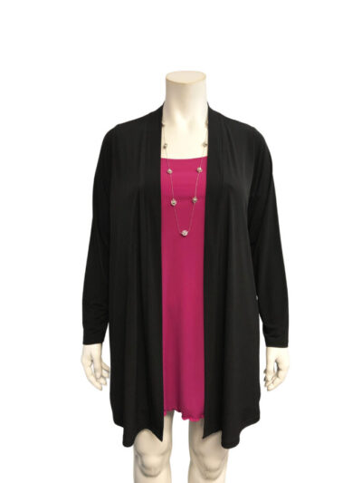 Hayley Joy Plus size Bon Bon stolling jacket long sleeves.