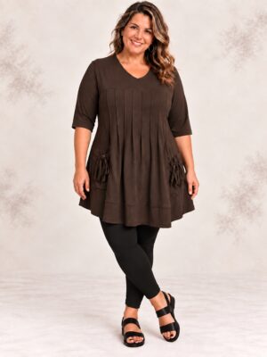 Hayley Joy Pintuck Top - Image 2