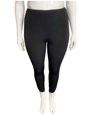 Black Bon Bon, Plus size, cuff detail leggings