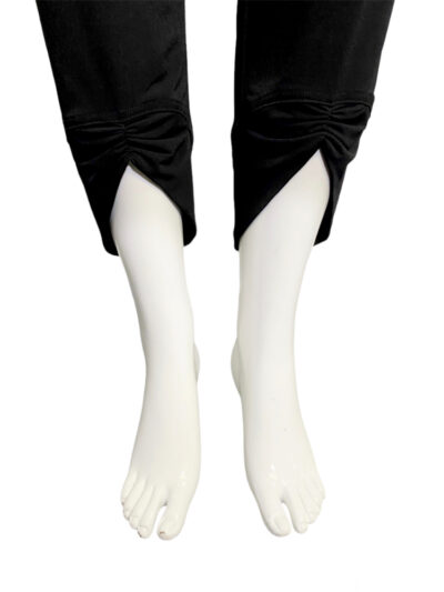 Black Bon Bon, Plus size, 3-4 cuff detail pants.