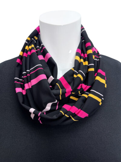 Mixed Stripes - Bon Bon - Snood Scarf - twisted