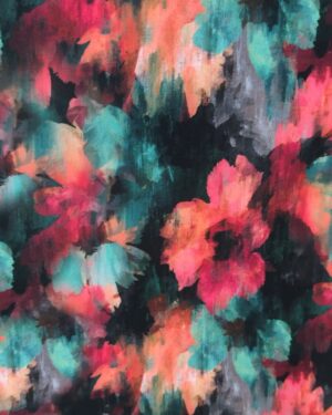Hayley Joy Miracle Swirl Dress - Coral Boho Floral colour swatch
